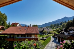 Ferienwohnung Eibsee - Ausblick Balkon Ost